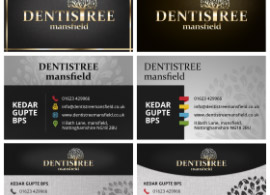 Dentistree Mansfield business card